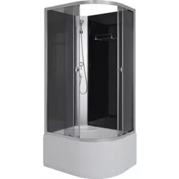 Душевая кабина Niagara Eco E90/80/40L/TN/BK 90х80х195 левая