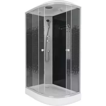 Душевая кабина Niagara NG-4512-14L BLACK 120х80х215 левая