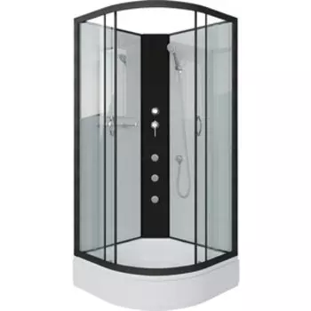 Душевая кабина Niagara NG-6702-14BKG 100х100х215