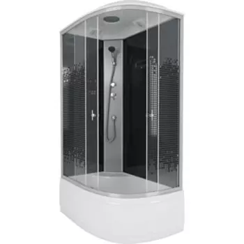 Душевая кабина Niagara NG-7510-14L BLACK 120х80х215 левая