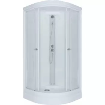 Душевая кабина Triton Ультра 90x90 задние стенки матовые, стекла прозрачные (Щ0000061843)