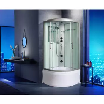 Душевая кабина WeltWasser WW500 Halle 1004 с гидромассажем 100х100х217 (10000003249)