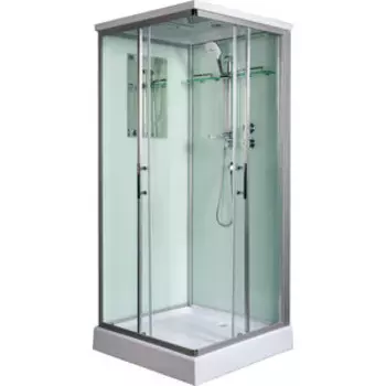 Душевая кабина WeltWasser WW500 Laine 1002 с крышей 100х100х217 (10000003263)