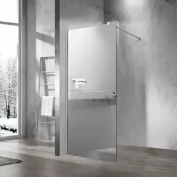Душевая перегородка Vincea Walk-In VSW-1H 90х200 зеркальная, хром (VSW-1H900MR)