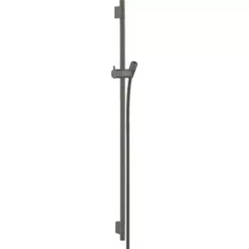 Душевая штанга Hansgrohe Unica S Puro 90 см со шлангом, шлифованный черный хром (28631340)