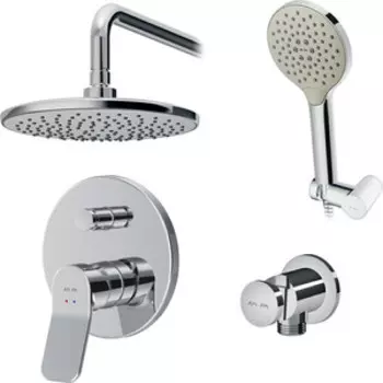 Душевая система Am.Pm X-Joy 220 со смесителем, хром (FB85A1RH20)
