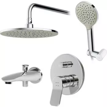 Душевая система Am.Pm X-Joy 250 со смесителем, хром (FB85A10010)