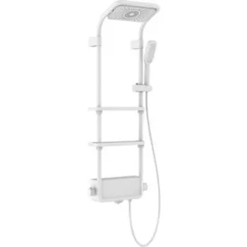 Душевая система AQUAme с термостатом, белая (AQM8003W)