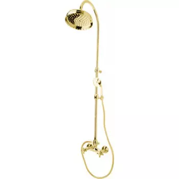Душевая система Cezares Golf золото (GOLF-CVD-03/24-M)