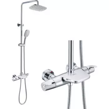 Душевая система D&K Bayern-Potsdam с термостатом, хром (DA2143741B14)