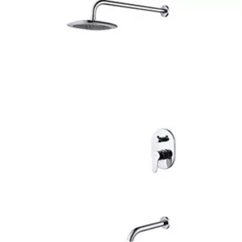 Душевая система D&amp;K Rhein-Marx с изливом, хром (DA1395801)
