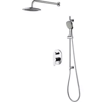 Душевая система D&K Rhein-Marx с однорычажным смесителем, хром (DA1395701)