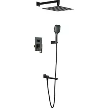 Душевая система Gappo G7117-6 встраиваемая, черная (6959477656408)