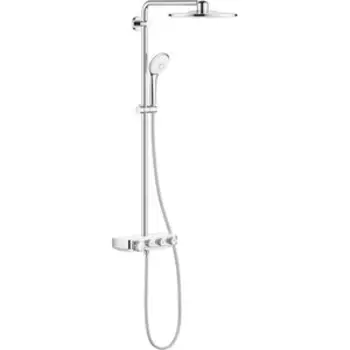 Душевая система Grohe Euphoria SmartControl System с термостатом, хром/белый (26507LS0)