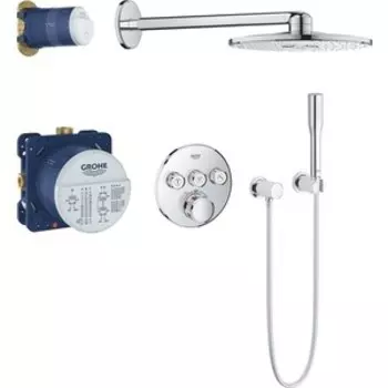 Душевая система Grohe Grohtherm SmartControl с термостатом, верхний душ 2 режима (34705000)