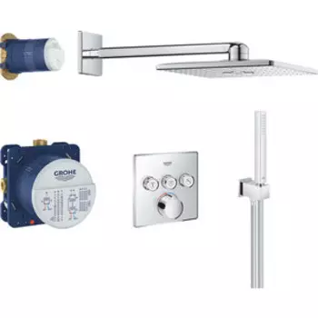 Душевая система Grohe SmartControl Mixer с верхним душем на 2 режима, хром (34712000)