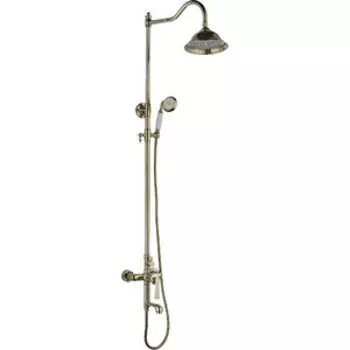 Душевая система Haiba HB с верхним душем и ручной лейкой, белый/хром (HB24548-8)