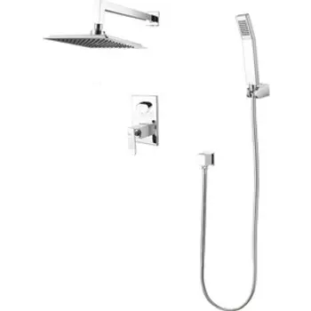 Душевая система Lemark Contest хром/белый (LM5829CW)