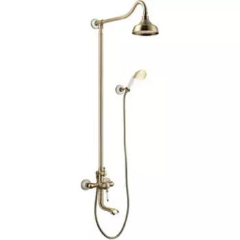 Душевая система Lemark Villa со смесителем, бронза (LM4862B)