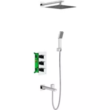 Душевая система Timo Petruma с термостатом и изливом, хром (SX-5049/00SM)