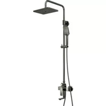 Душевая система Wasserkraft оружейная сталь (A18401)