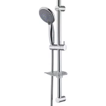 Душевой гарнитур Wasserkraft с мыльницей, хром (A004)