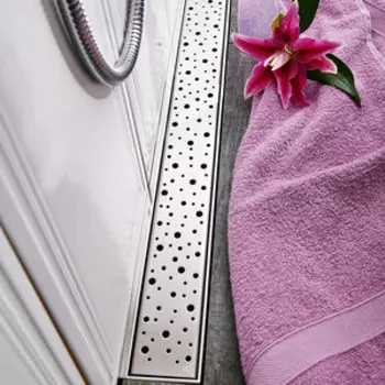 Душевой лоток Veconi VCN Drops 85 нержавеющая сталь (V850DN)