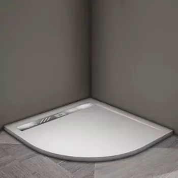 Душевой поддон Veconi Tezeo stone 100х100 универсальный, на каркасе, без сифона (TZ05-100PL-01-19C3)