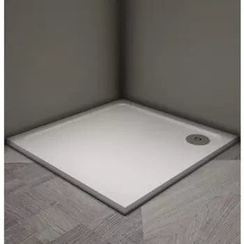 Душевой поддон Veconi Tezeo stone 90х90 универсальный, на каркасе, без сифона (TZ08-90K-01-19C3)