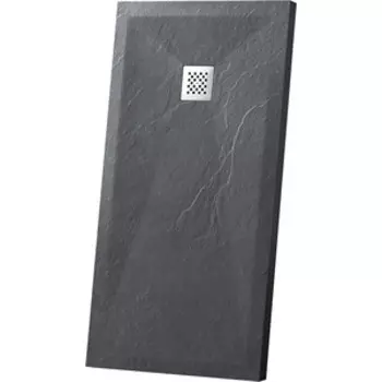 Душевой поддон Vincea VST-4SR 160х90 с сифоном, антрацит (VST-4SR9016A, VSPH-D132)