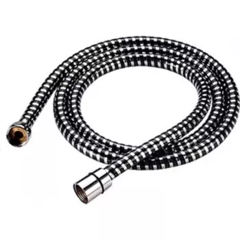 Душевой шланг Milardo 200 см, ПВХ, хром/черный (230P200M19)