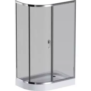 Душевой уголок Am.Pm Like Solo Slide 120x80 тонированный, хром (W83G-302U120CG)