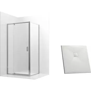 Душевой уголок Ambassador Elysium 90х90 с поддоном, прозрачный, хром (111021103Kx-90Kx, GR-S19090Q)
