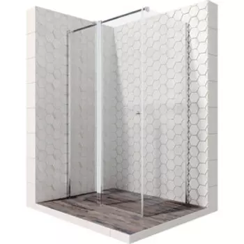 Душевой уголок Ambassador Nord 120x80 с поддоном, прозрачный, хром (13011107, ЛП00058)