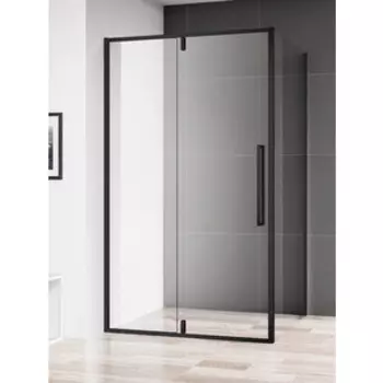 Душевой уголок AQUAme 120х80 прозрачный, черный матовый (AQM7108-2-12, AQM7111-2)