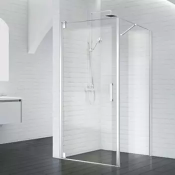 Душевой уголок BelBagno Marmi A-1 90х90 с поддоном, прозрачный, хром (MARMI-A-1-90-C-Cr, ЛП00183)