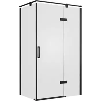 Душевой уголок Bravat Blackline 120x80 правый, прозрачный, черный (BS120.3113AB)