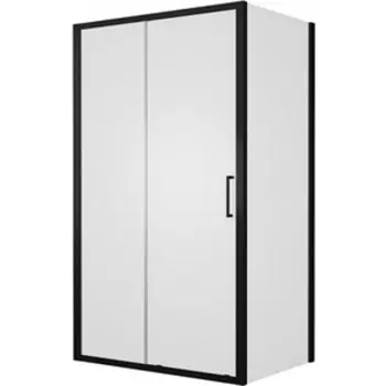 Душевой уголок Bravat Blackline 120x80 прозрачный, черный (BS120.3101B)