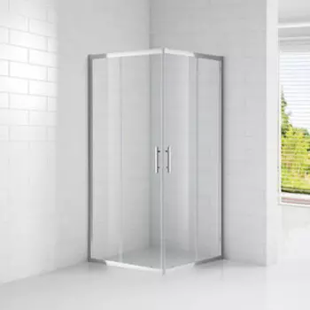 Душевой уголок Cezares Eco 100х100 прозрачный, хром (ECO-O-A-2-100-C-Cr)