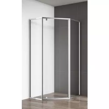 Душевой уголок Cezares ECO-O P-1 90x90 прозрачный, хром (ECO-O-P-1-90-C-Cr)