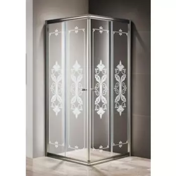 Душевой уголок Cezares Giubileo A-2 100x100 прозрачный, бронза (GIUBILEO-A-2-100-Scorrevole-C-Br)