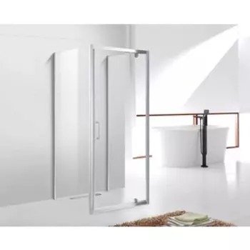 Душевой уголок Cezares Molveno BA2 100x90 с поддоном, прозрачный, хром (MOLVENO-BA2-100/90-C-Cr-IV, ЛП00081)