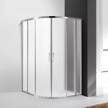 Душевой уголок Cezares Molveno R-22 100x100 с поддоном, рифленый Punto, хром (MOLVENO-R-22-80+20-P-Cr, ЛП00186)