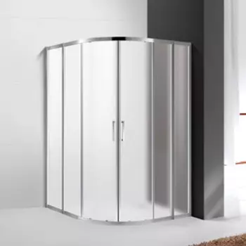 Душевой уголок Cezares Molveno R-22 130x130 рифленый Punto, хром (MOLVENO-R-22-100+30-P-Cr)