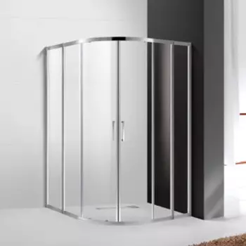 Душевой уголок Cezares Molveno R-22 130x130 прозрачный, хром (MOLVENO-R-22-100+30-C-Cr-IV)