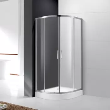 Душевой уголок Cezares Molveno R-2 90x90 с поддоном, рифленый Punto, хром (MOLVENO-R-2-90-P-Cr, ЛП00180)