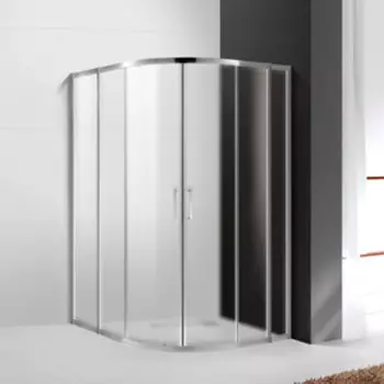 Душевой уголок Cezares Molveno RH-22 120x110 рифленый Punto, хром (MOLVENO-RH-22-120/110-P-Cr)