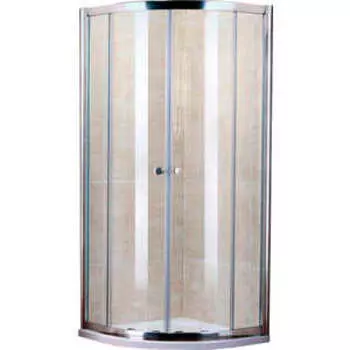 Душевой уголок Cezares Pratico R-2 80x80 прозрачный, хром (PRATICO-R-2-80-C-Cr)