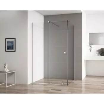 Душевой уголок Cezares Stream AH-1 120x90 с поддоном, прозрачный, хром (STREAM-AH-1-120/90-C-Cr, ЛП00083)