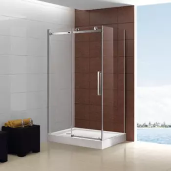 Душевой уголок Cezares Stylus-M AH-1 120x90 прозрачный, хром, с поддоном
